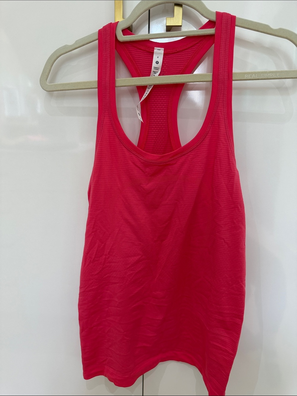 lululemon swiftly athletica Hot Pink Racerback Tank NWOT